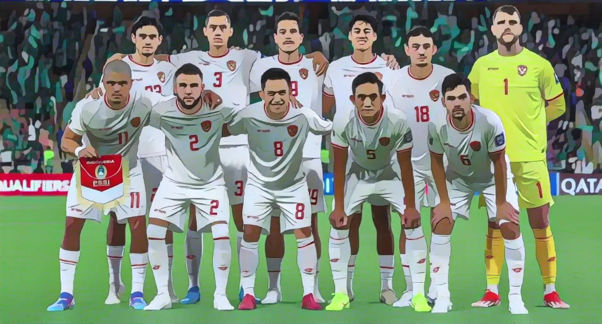 Ilustrasi Timnas Indonesia (Sumber: Bagi Kabar)